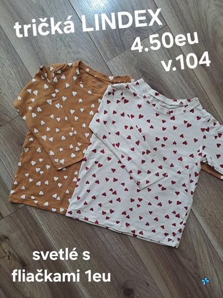 Tričko lindex, lindex,104
