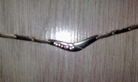 Pekný strieborný náramok, 