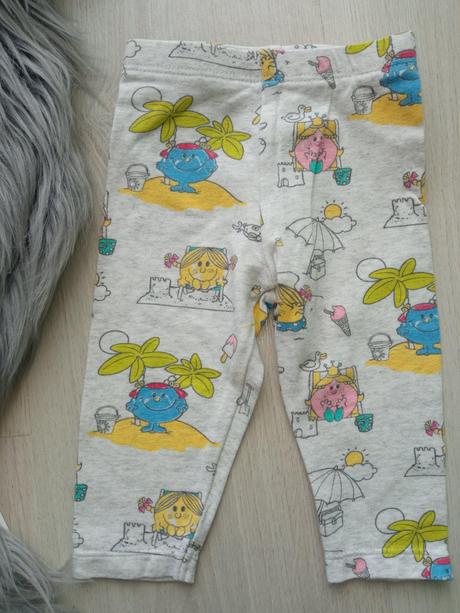 Dievčenské vzorované legíny 2-pack (3-6 mes.), sanrio,68
