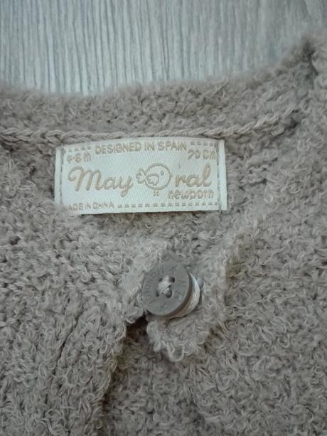 Jemný svetrík mayoral vel. 4-6mes. 70cm, mayoral,74