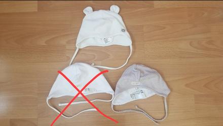 Čiapky h&m, veľ. 56 a 68, h&m,68