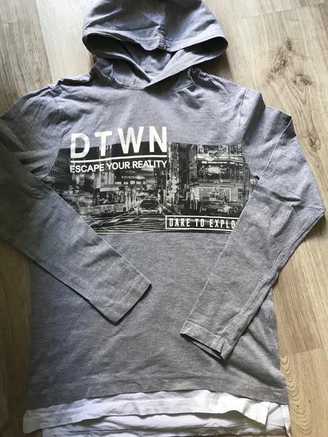 Natelnik s kapucou 12-13 rokov, h&m,158