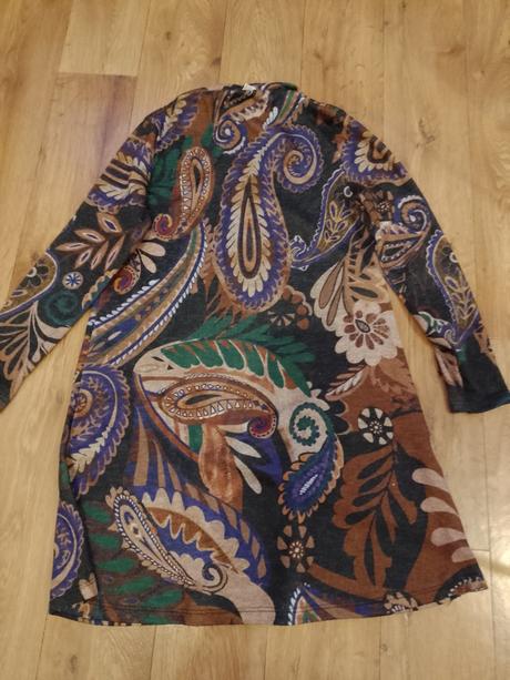 Predĺžený vzorovany top, 38