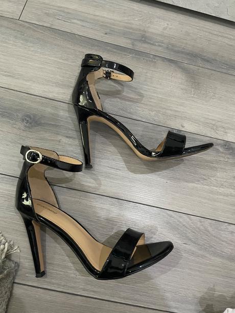 Čierne sandále vysoké, graceland,40