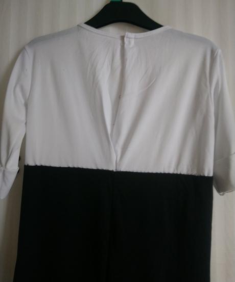 Kostým gombička - čiernobiely overal, 104-110 cm,