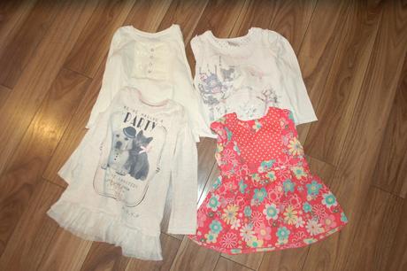 Tričká s dlhým rukávom 104 cm  3ks next, 1ks m&s, next,104