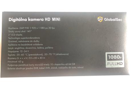 Palubná kamera globalsec fullhd, 