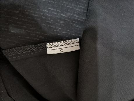 Čierna blúzka s/m, s