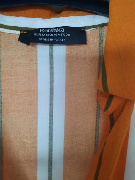 Košeľové šaty, bershka,m