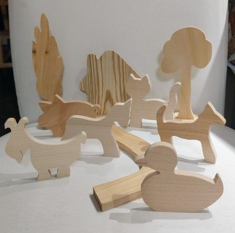 Montessori sada drevených hračiek, 