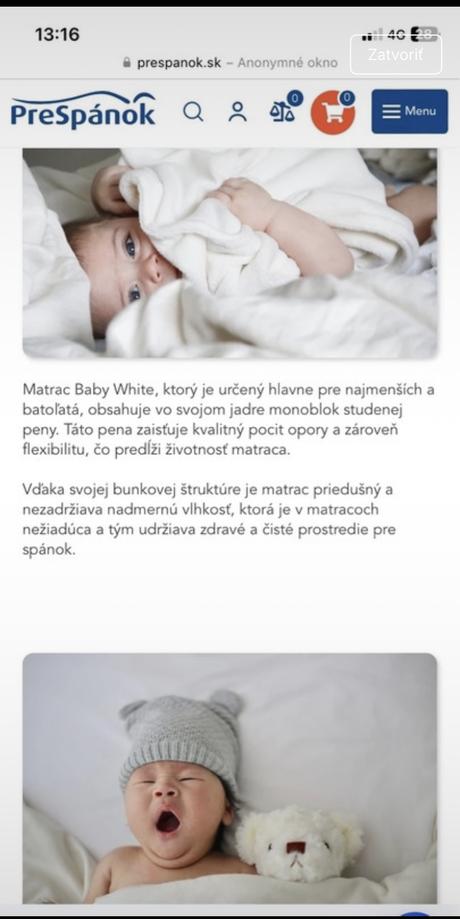 Predám detský matrac ako nový, šírka (cm): 60,dĺžka (cm): 120