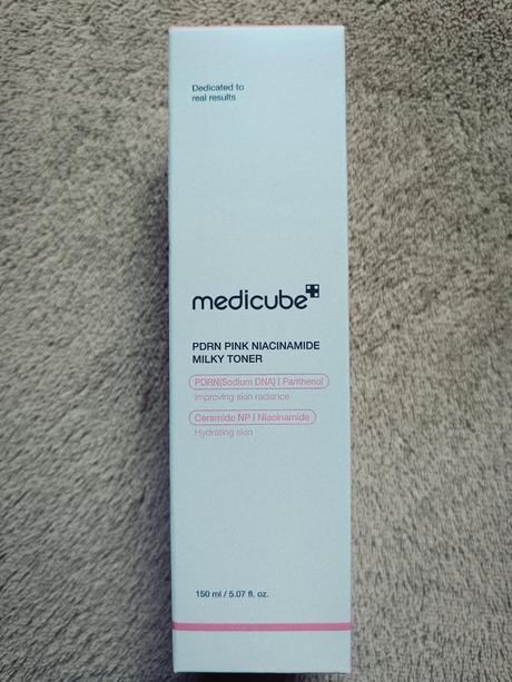 Medicube - pdrn pink niacinamide milky toner, 