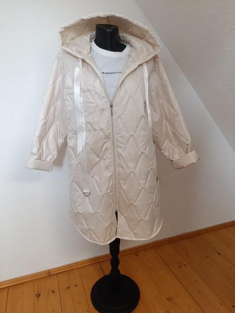 Prechodná bunda oversize strihu, 