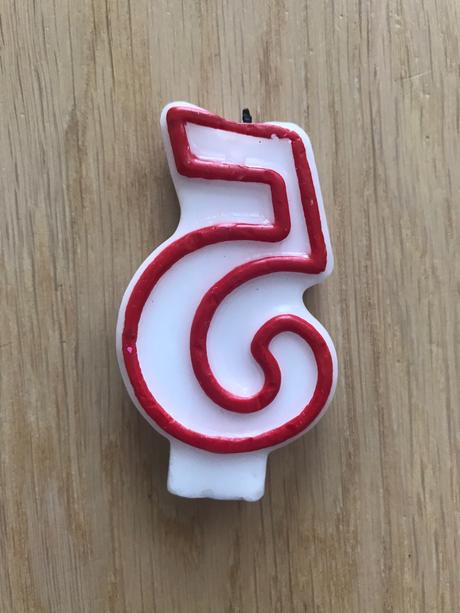 Narodeninová sviečka (5 rokov),