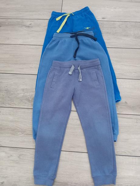 3x tepláky 110/116, lupilu,110