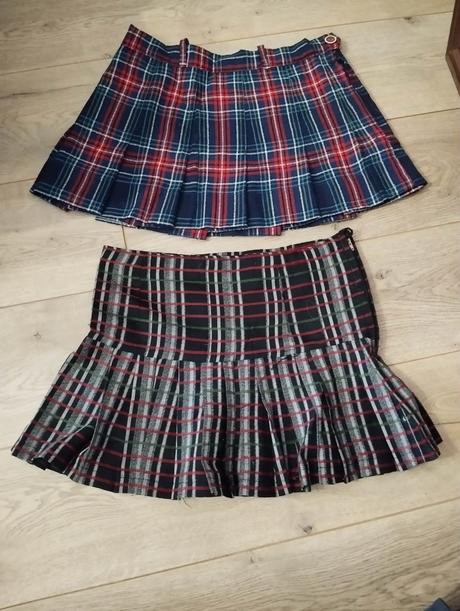 Handmade kockované sukne (2 ks), s