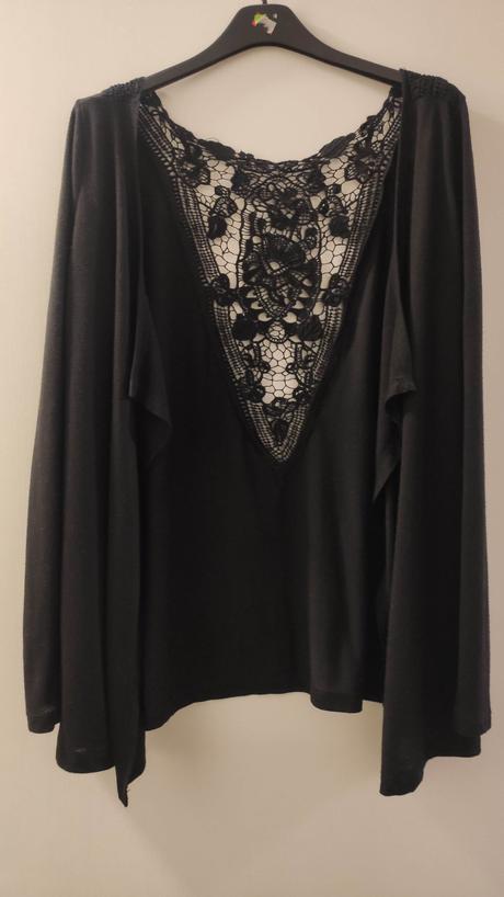 Tenky svetrik s cipkou, only,s