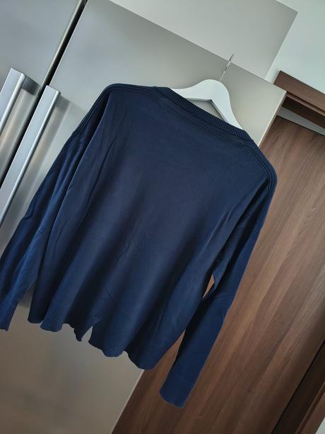 Benetton voľný tenší bavlnený sveter m-l, benetton,m