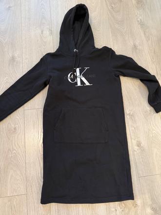 Mikinové šaty-mikina vratane posty, calvin klein,xs