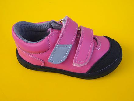 Detské kožené barefoot topánky jonap b22 ružova, jonap,20 - 27