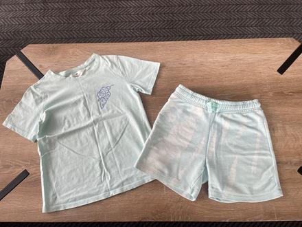 Kraťasy s tričkom, h&m,122