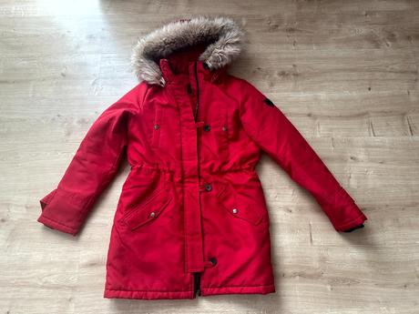 Červená zimná bunda značky vero moda, vero moda,s