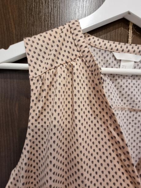 Béžová blúzka, h&m,s