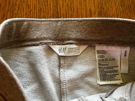 Teplejšie jegginsy s ozdobným prešívaním, h&m,128