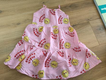 Ľahké h&m šaty slniečka na ramienka v.116, h&m,116