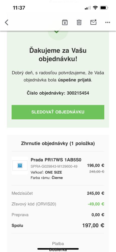 Slnečné okuliare prada pr17ws 1ab5s0, prada