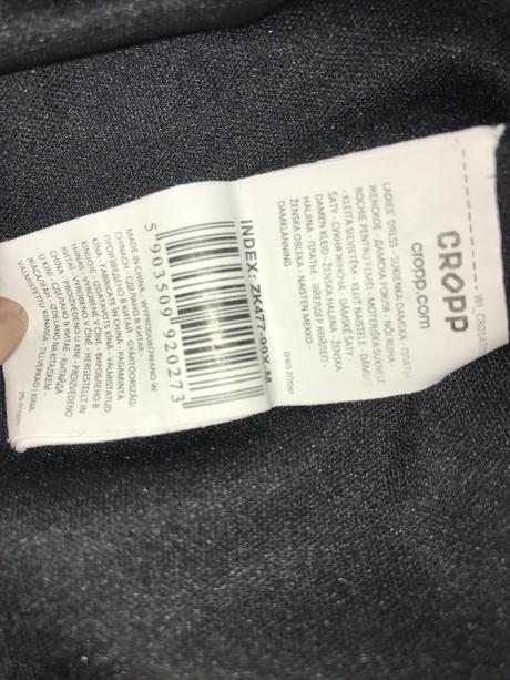 Čierne letné šaty, m