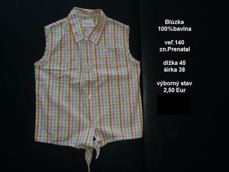 Blúzka, prénatal,140