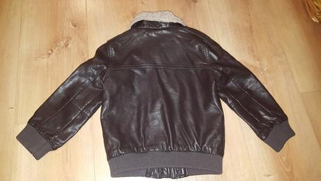 Koženková bunda 3-4 roky, marks & spencer,104