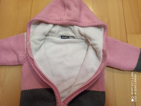 Zatepleny svetrik/kabatik-vel.74/80, lupilu,80