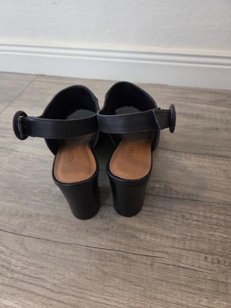 Modré kožené sandále, next,41