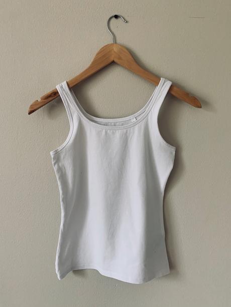 Biele tielko, new yorker,xs