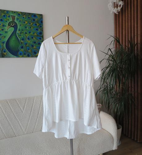 Biela letná blúzka / tunika emery rose, 4xl