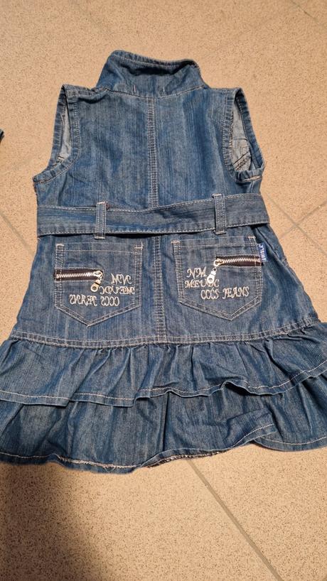 Krásne letné riflové šaty, 110