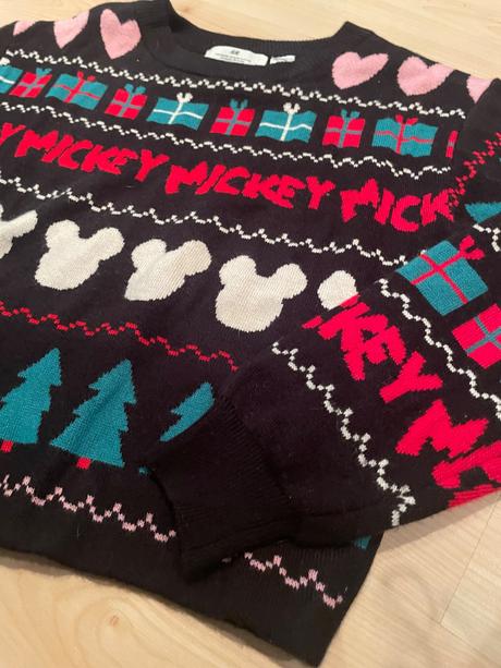 Sveter vianoce mickey vel.12-14 rokov, h&m,158