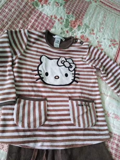 Teplaková súprava, hello kitty,80