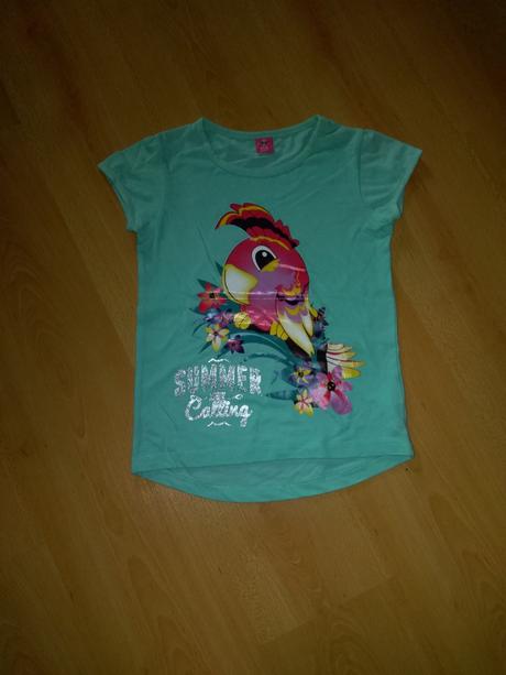 Zelené tričko 122/128, kiki&koko,122