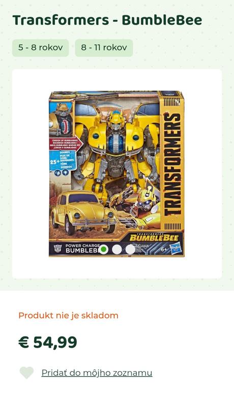Bumblebee transformer, 