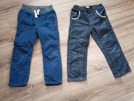 Podšité nohavice, rifle - 98/104, f&f,104