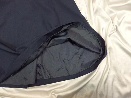 Kvalitné tmavomodré šaty, h&m,34