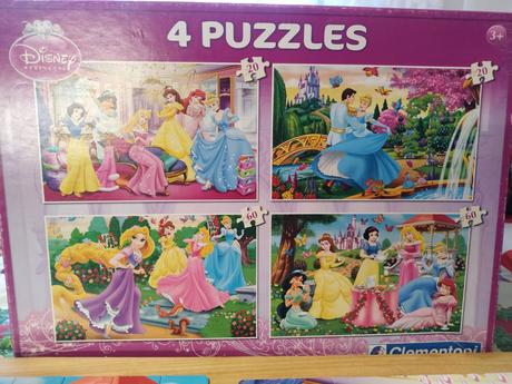 Puzzle disney princess 4 in 1,