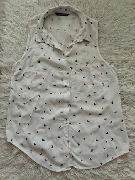 Blúzka s lastovičkami, terranova,m