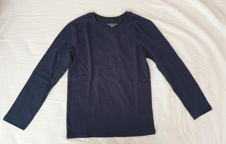 Bavlnené tmavomodré tričko, 110