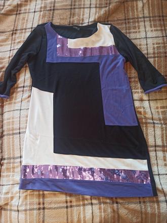 Šaty, 44/46, nosené ako dlhší bluzon, 44