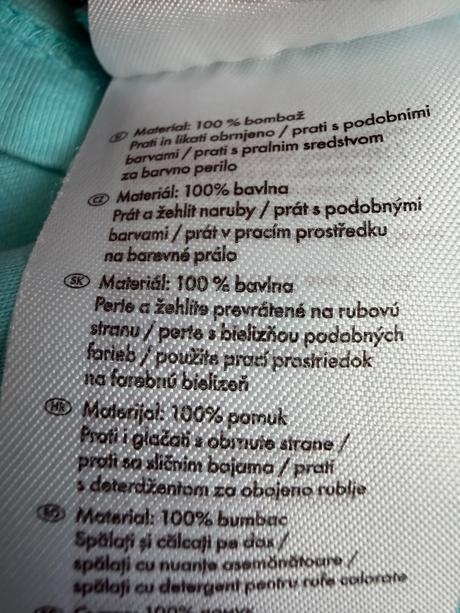 Modré tričko, esmara,s