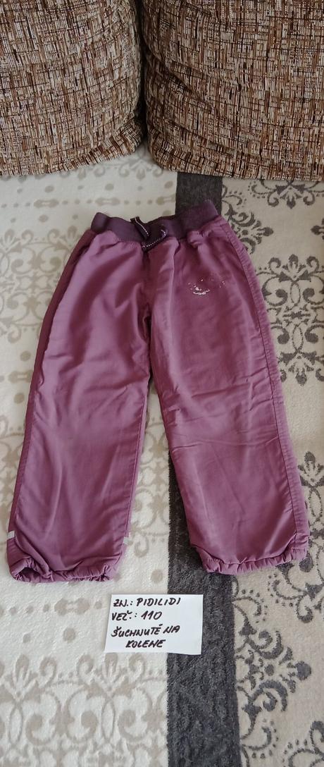 Dievčenské zimné nohavice zn.pidilidi, pidilidi,110